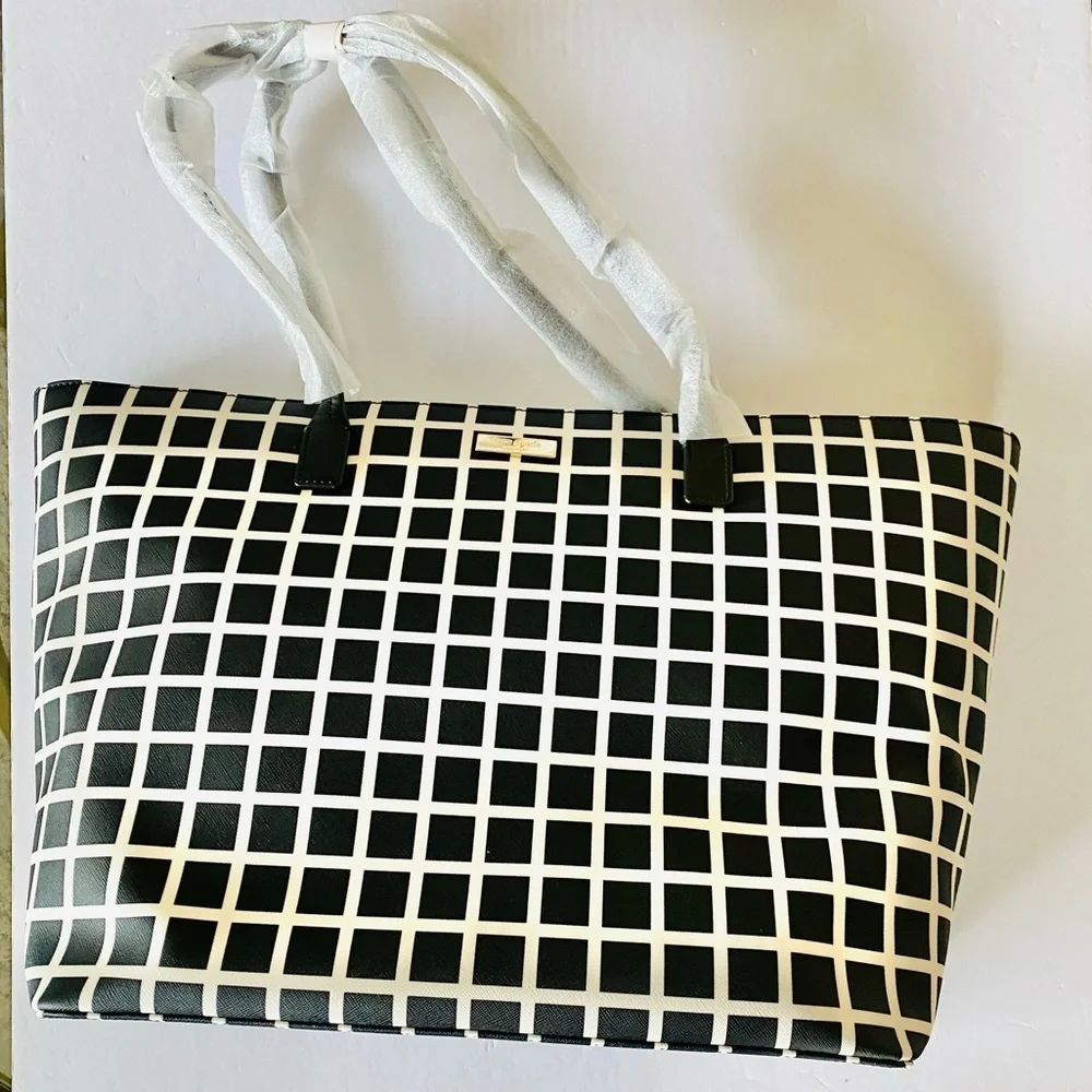 Rare kate spade Margareta Shore Street checkers tote
